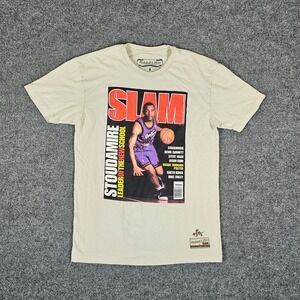 Mitchell & Ness Damon Stoudemire SLAM Magazine T Shirt Men's White Medium NBA